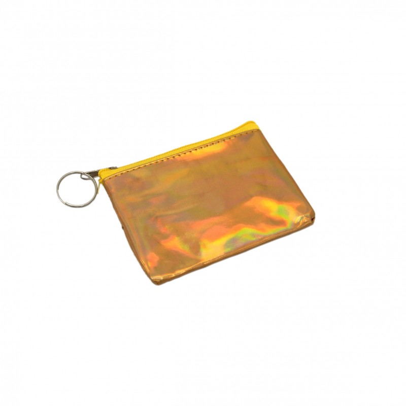 Leather Pouch Metallic Gold MB-145 